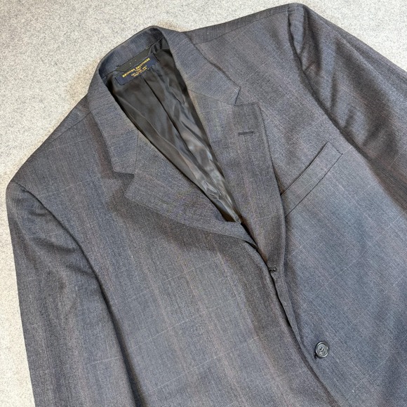 Brooks Brothers Other - Brooks Brothers Suit Jacket Mens 46 Gray 346 Two Button Classic Fit Made In USA